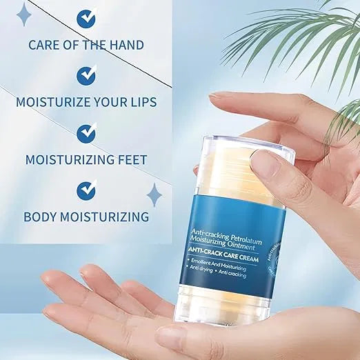 Cracked Skin Repair Cream, Winter Anti-Cracking Frost, Vegan Foot Cream for Dry, Rough and Cracked Feet, Protects and Binds Moisture, Foot Care Cream (Pack of 2)